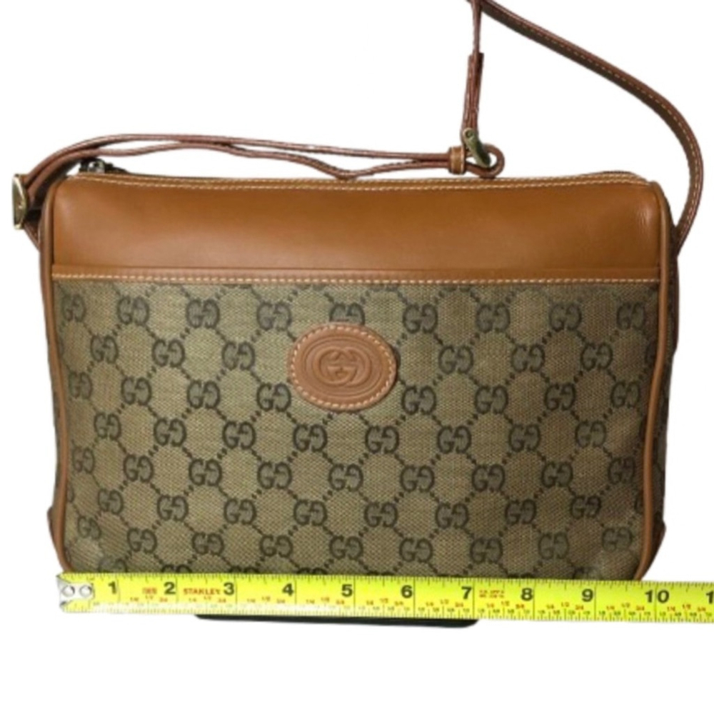 GUCCI GG Supreme Adjustable Crossbody Bag 1980’s Authentic - Picture 9 of 17